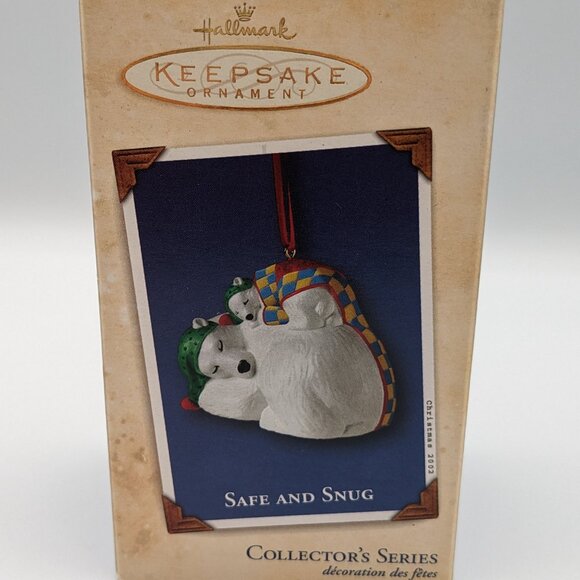 Hallmark Keepsake Ornament Safe and Snug 2002, 2nd in the Collector's Series - Picture 7 of 12